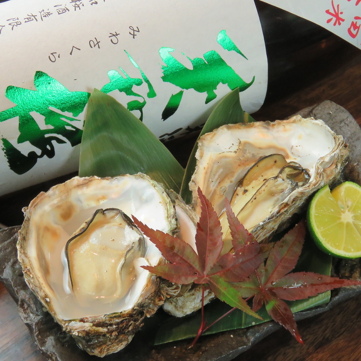 安芸津のかき小町を、焼き牡蠣で。