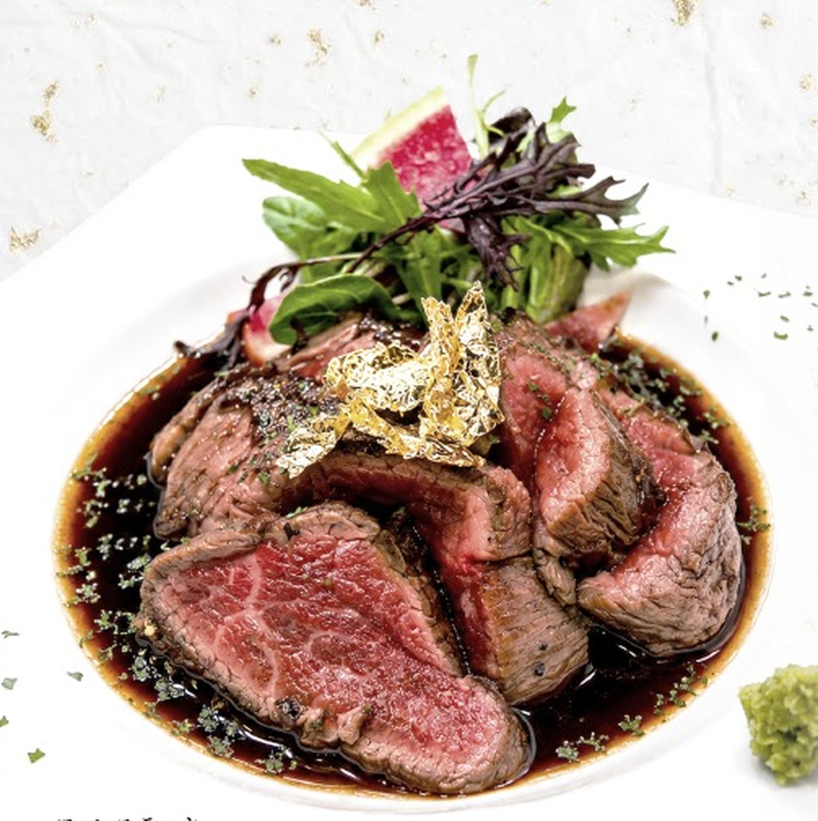 和食 旬の和朗(獅子奮迅別館)のフィレステーキ 〜ワサビ醤油ソース〜
